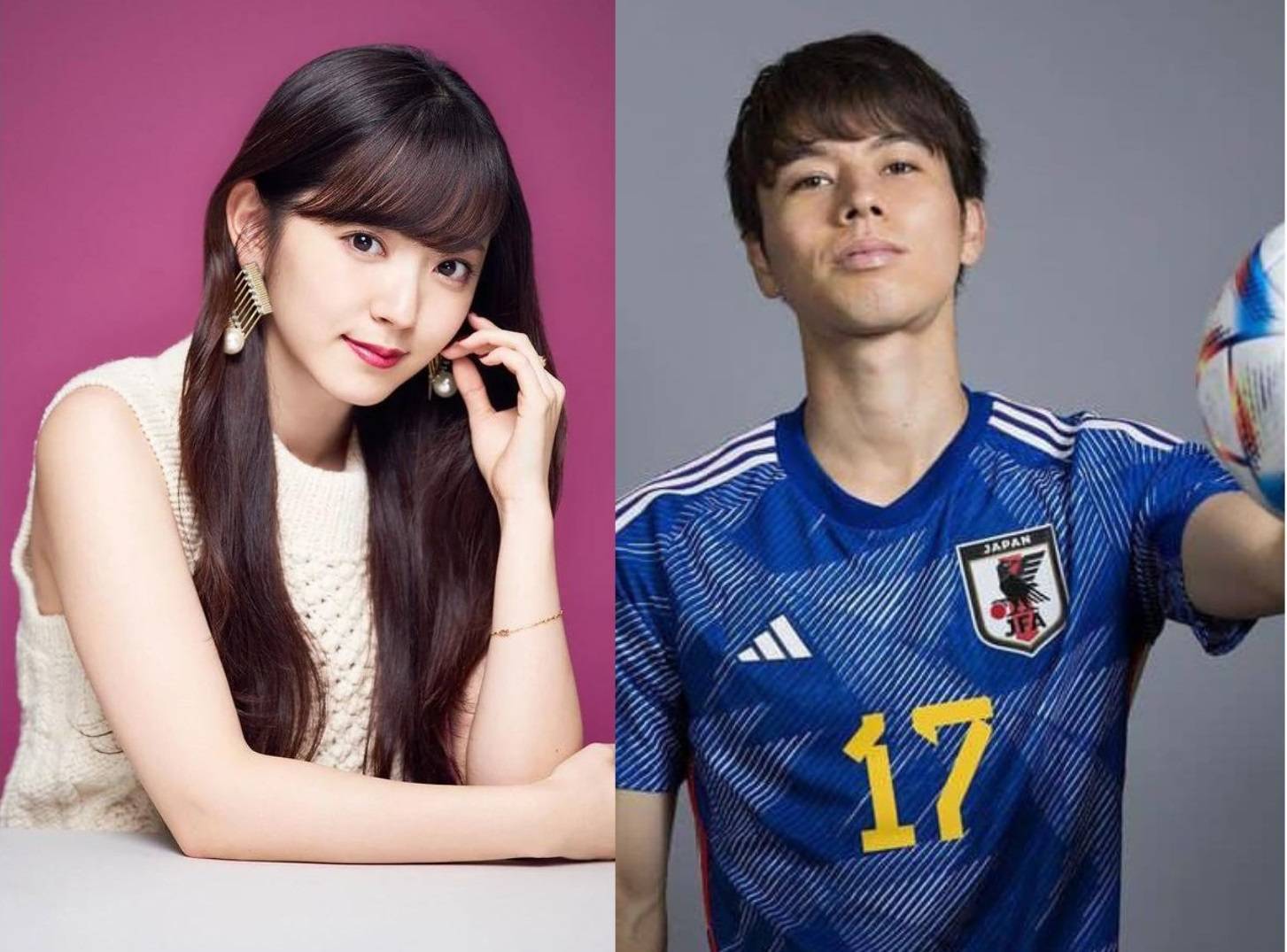 英超太太团迎新田中碧随利兹联升超，来看看他的女友铃木爱理